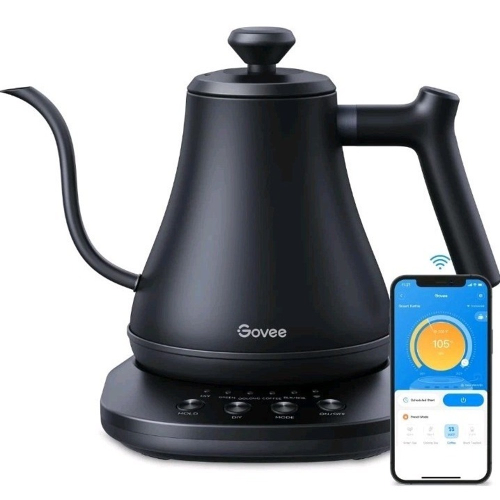 Smart Electric Kettle, WiFi Variable Temperature Gooseneck Pour Over Kettle